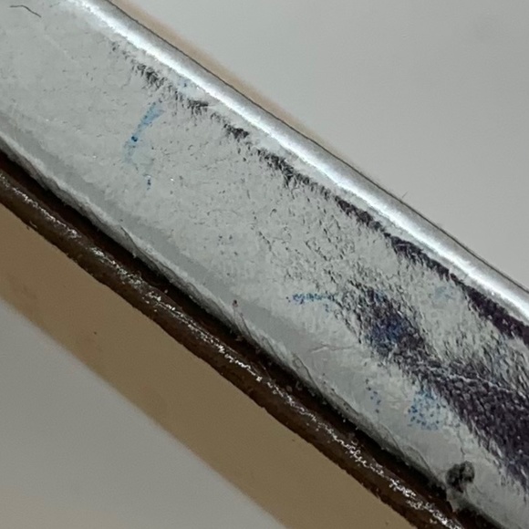 I. Miller Sparkly 4" Sandals Platinum 7 1/2 Shimmer Sparkle Strap Stilettos - Picture 10 of 10